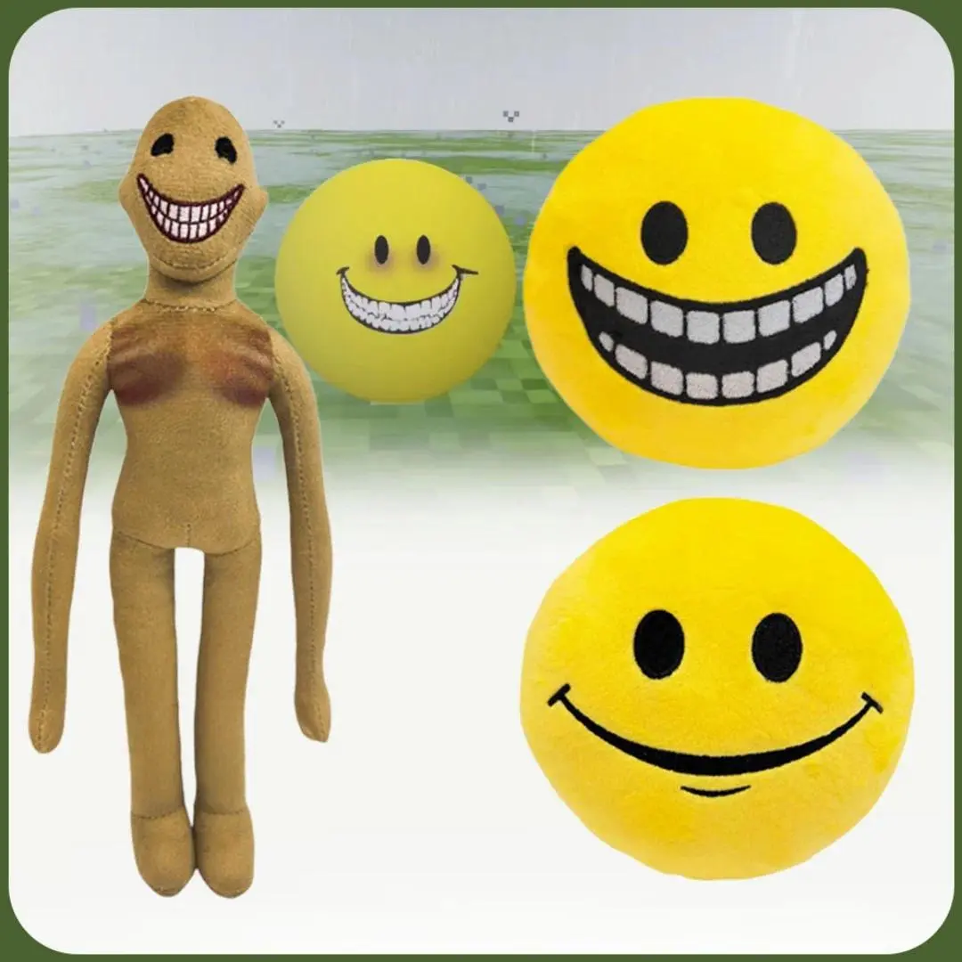 Verity Scary Smile Yellow Plush Toy Soft Stuffed Doll Verity Game Character Merch Collectible Birthday Halloween Gift for Fans