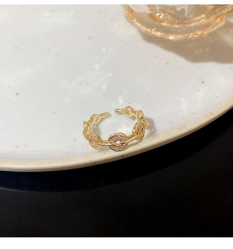 2026 New Arrival Vintage Coin Inspired Ring, Elegant Open Adjustable Ring for Women, Minimalist High-End Fashion Hand Jewelry for Daily & Party Wear toe Retro Goku Black cover