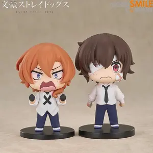 New 7cm Bungou Stray Dogs Anime Figure Kawaii Dazai Osamu Action Figure Cute Nakahara Chuuya Figure PVC Collection Doll Toy Gift