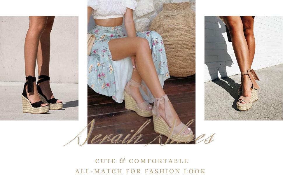 Fashare Womens Espadrilles Wedges Sandals Heels Open Toe Tie Lace Up Platform Ankle Strap Summer Dress Shoes Fashare Womens Espadrilles Wedges Sandals Heels Open Toe Tie Lace Up Platform Ankle Strap Summer Dress Shoes