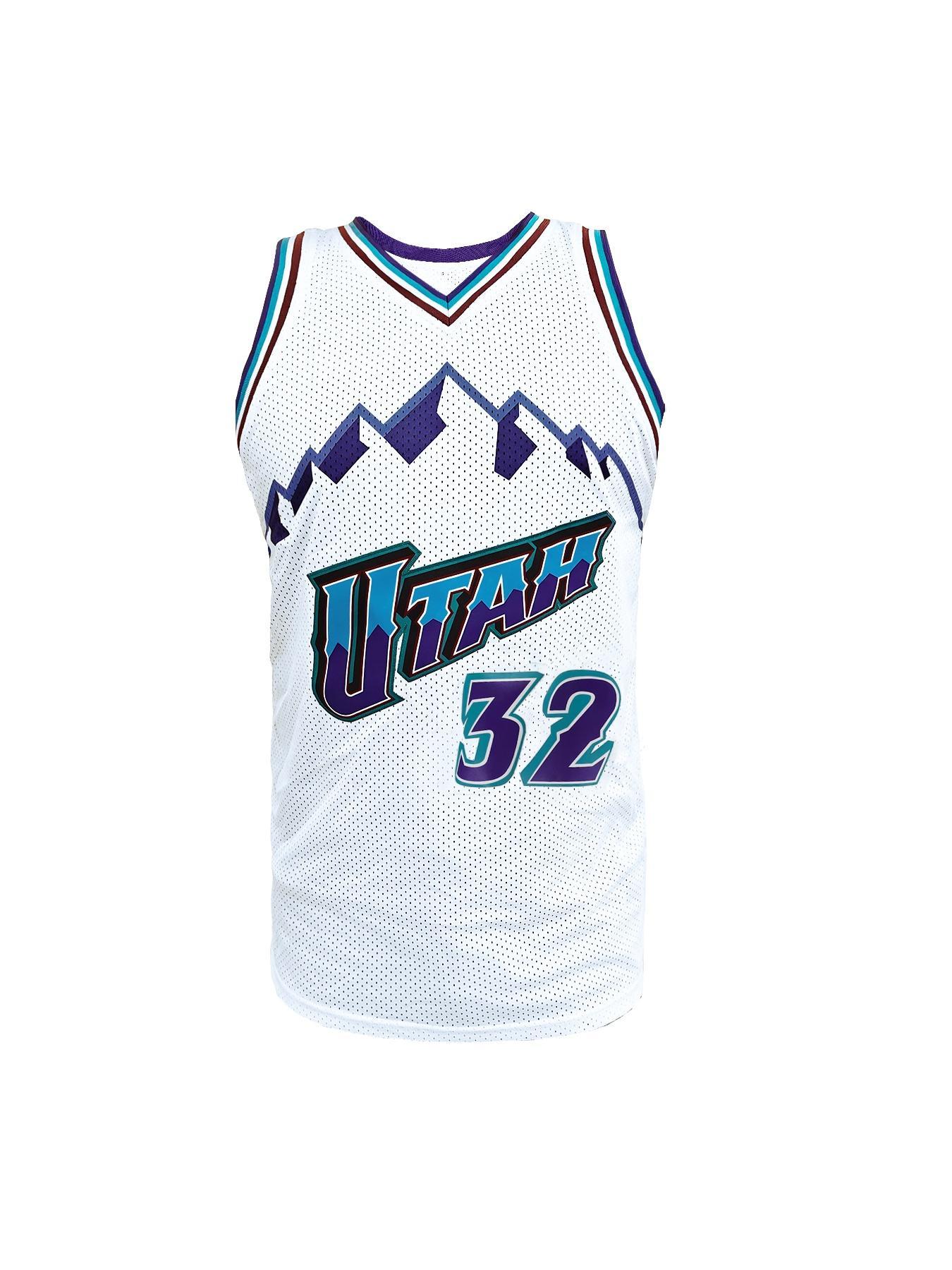 Men's Letter & Number Embroidery Vintage Basketball Jersey, Loose Breathable Sleeveless V-Neck Tank Top, Basketball Sports Jersey for Outdoor Sports, Lightweight Jersey, Breathable Athletic Top