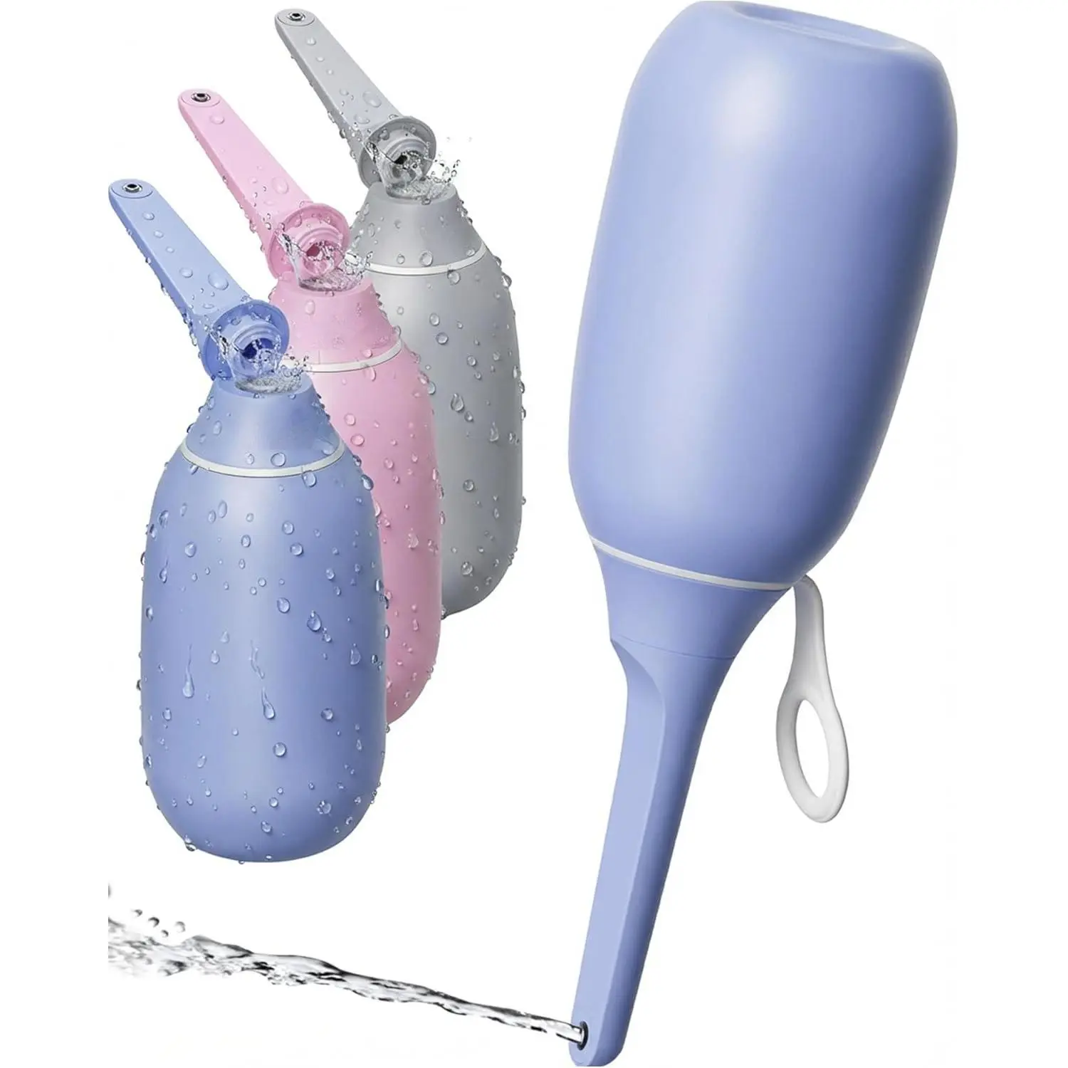 High  Portable Bidet for Travel,Foldable Flip-Top Peri Bottle | with Hook Ring,Handheld Bidet Sprayer for Personal Hygiene,,400ML Personal Toilet for Women Men  Cleaning()