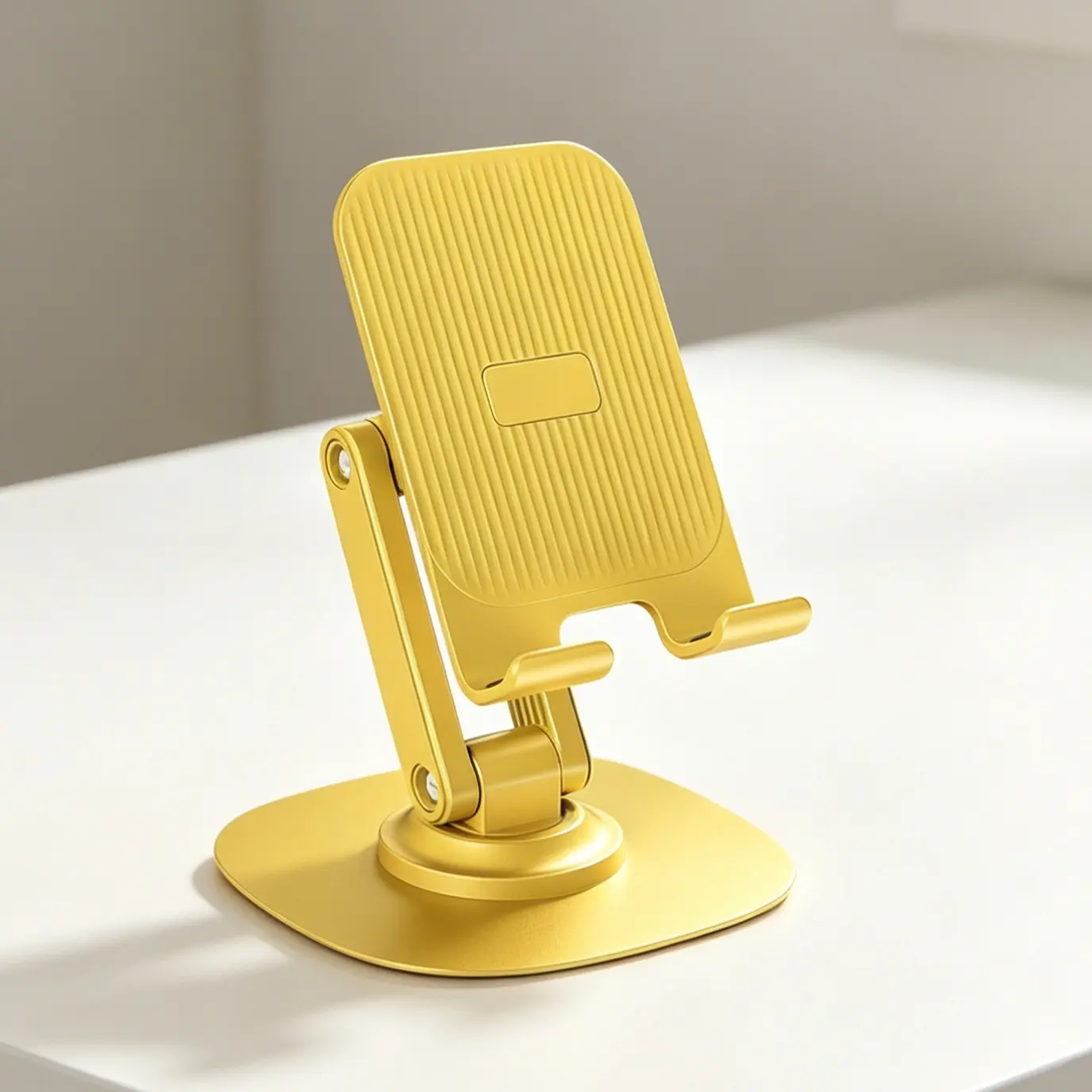 New 360-Degree Rotating Adjustable Phone Stand, Portable Foldable Desktop Holder for Phones and Tablets, Ideal for Students, Office, Video Calls, Entertainment