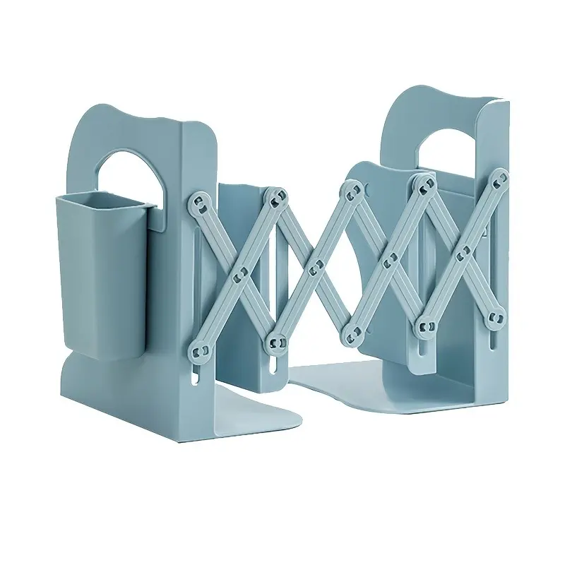 Expandable Desktop Bookend/Organizer – Adjustable Book Rack for Students
