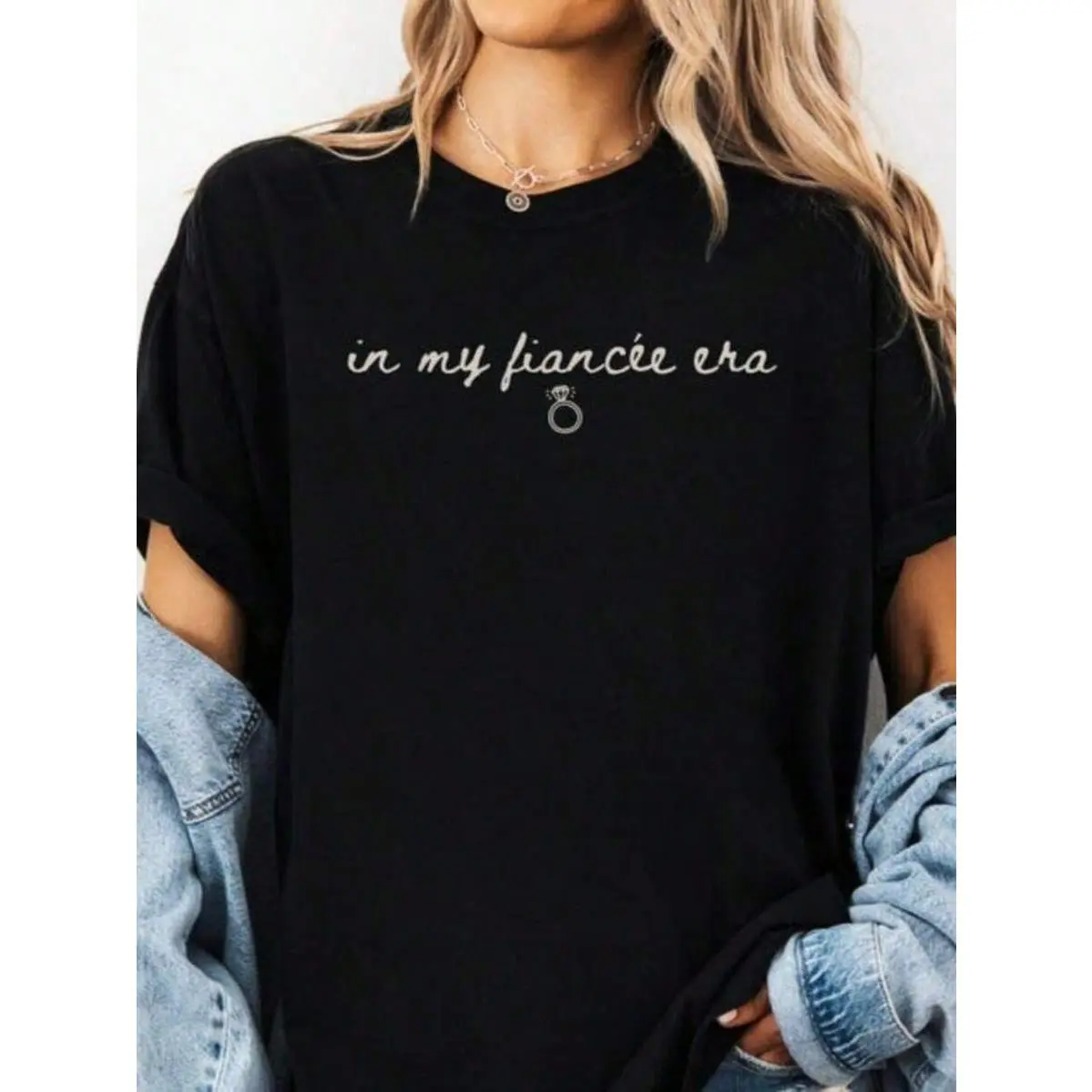 In My Fiancée Era TShirt, Engaged Shirt, Future Mrs. Shirt, Engagement, Bridal Shower Bride Shirt, Bachelorette Tee,、