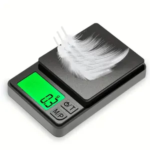 High Precision Portable Electronic Weighing Scale, Multi-Functional Postal Scale, Gram/ounce Conversion, Backlight LCD, Tare Function, No Battery Included