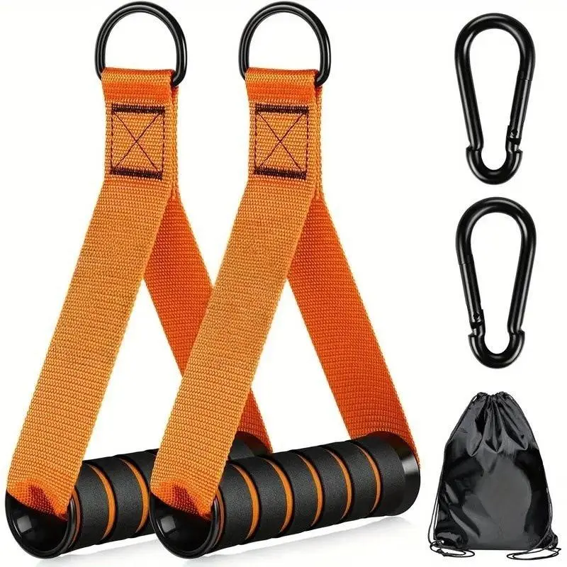 Back Resistance Pull-Up Accessories, Fitness Equipment Accessories, Two-Color Pull-Up Handles, Tension Rope Handles