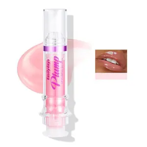 Lifting Spicy Lip Plumping Booster Hydrating High-Shine Volumizing Fuller Mirror Lip Glaze Lip Gloss for Women Girls #01
