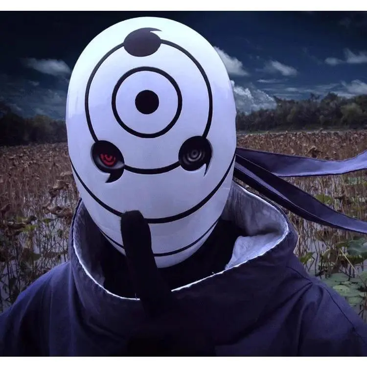 Akatsuki Organization Hokage Ah Fei Cosplay Costume Props Anime Uchiha Obito Ninja Coscostume Mask