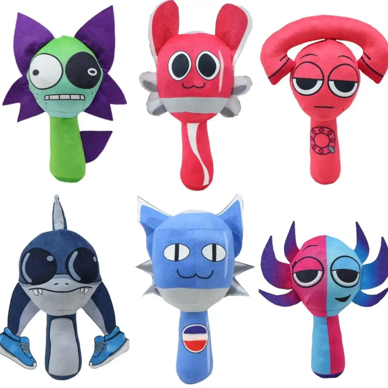 New Sprunki Plush Toy Sprunki Phase 3 Sprunki Plushies Phase 2 Sprunkis Phase 4 6 5 Doll Stuffed Animal Peluches Soft Toy