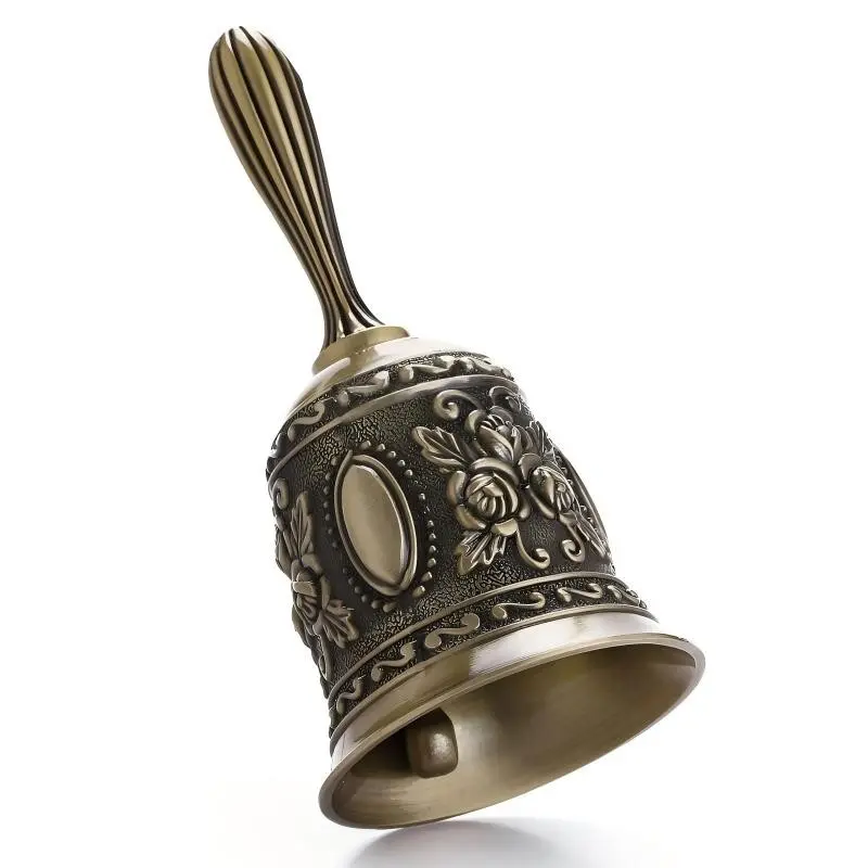 Brass Hand Bell for Weddings, Elderly Bedside Bell, Teacher Classroom Bell, Dinner Bell, Tibetan Bell, Meditation Bell, Gift for Mom, Percussion Instrument, Percussion Musical Instruments