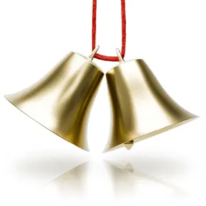 Bells for Door Knob 2 Pack — 2" × 1.8" Vintage Brass with Hanging Loop, Small Bell with Clear Ringing Sound for Home Entry, Office & Shopkeepers — Hanging Bell for Door Opening, Crafts & Holiday Decorfidget toys
