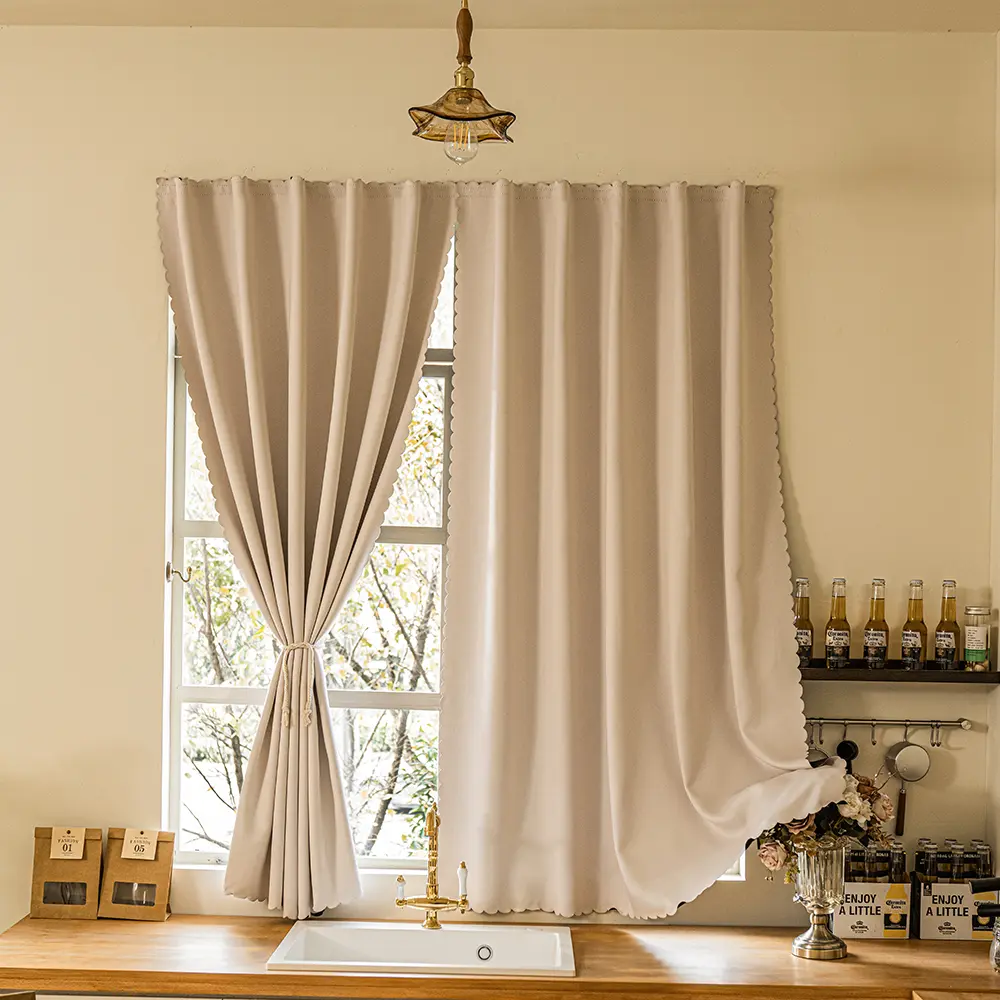 Modern Room Darkening Curtains, Stylish Indoor Window Drapes for Bedroom Living Room, Cozy Home Decor Curtain Panels