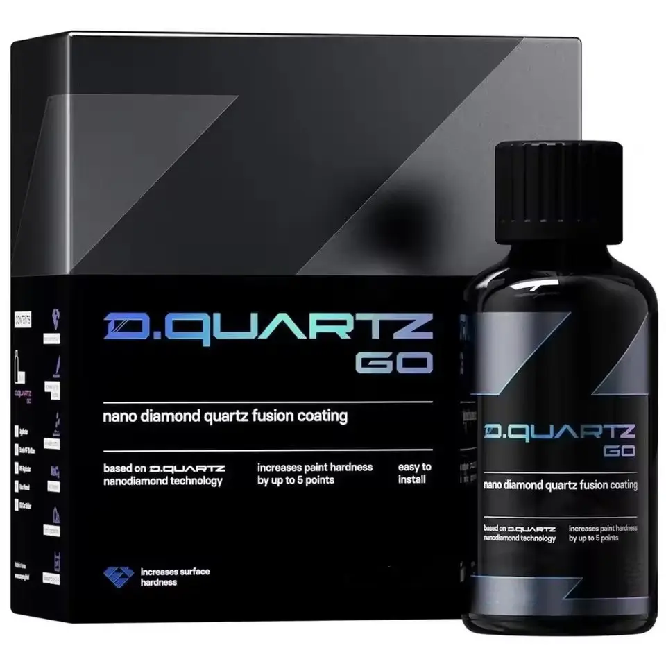 CAR DQUARTZ GO Nano Diamond Quartz Fusion Ceramic Coating for Car Care Enhanced Protection Gloss Increase Surface Hardness