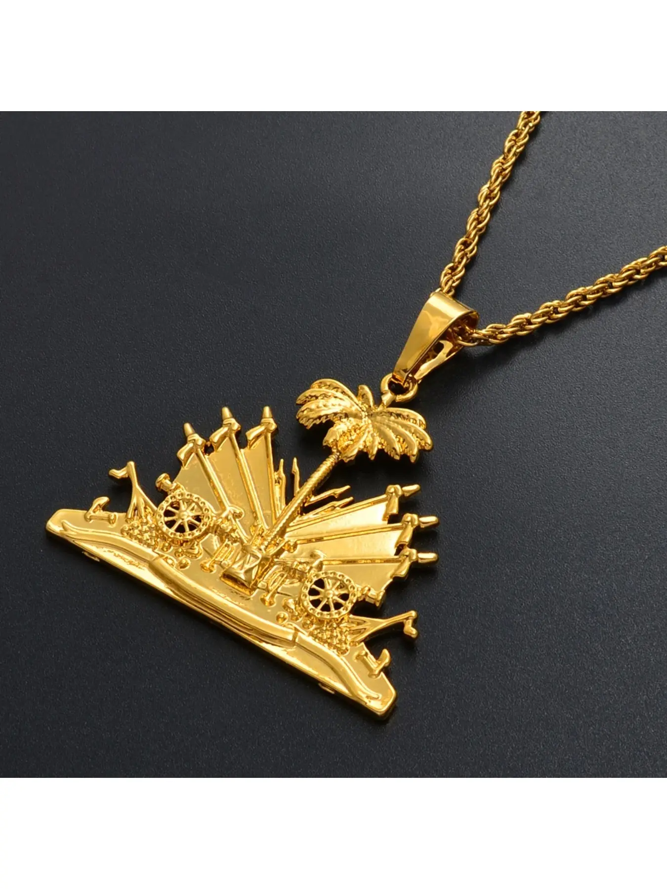 1pc Haiti Pendant and Necklace for Women/,Ayiti Items Jewelry of Haiti