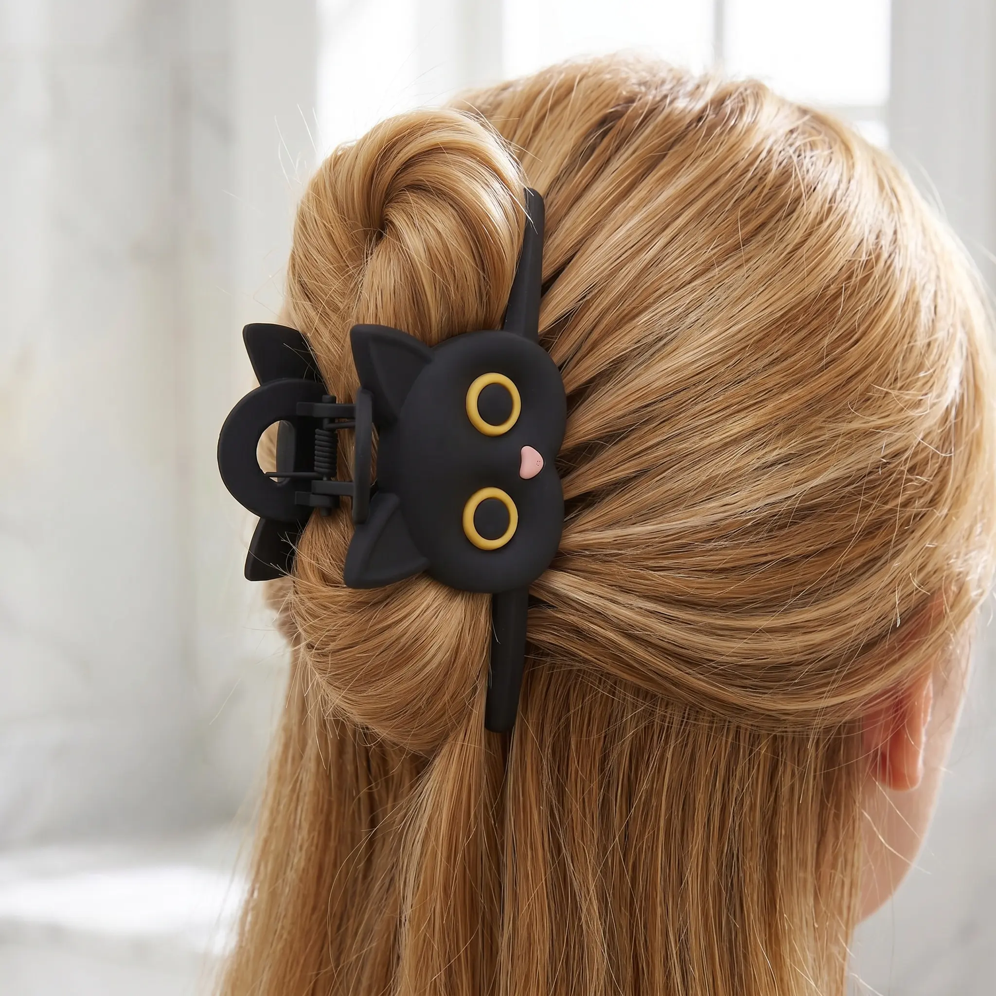 Cute Cartoon Cat Design Hair Claw, Super Cute Clips, Fun Hair Clips, Fashionable Hair Accessories for Women & Girls, Casual Versatile Hair Accessories for Daily Wear, Clip In Claw-YY0
