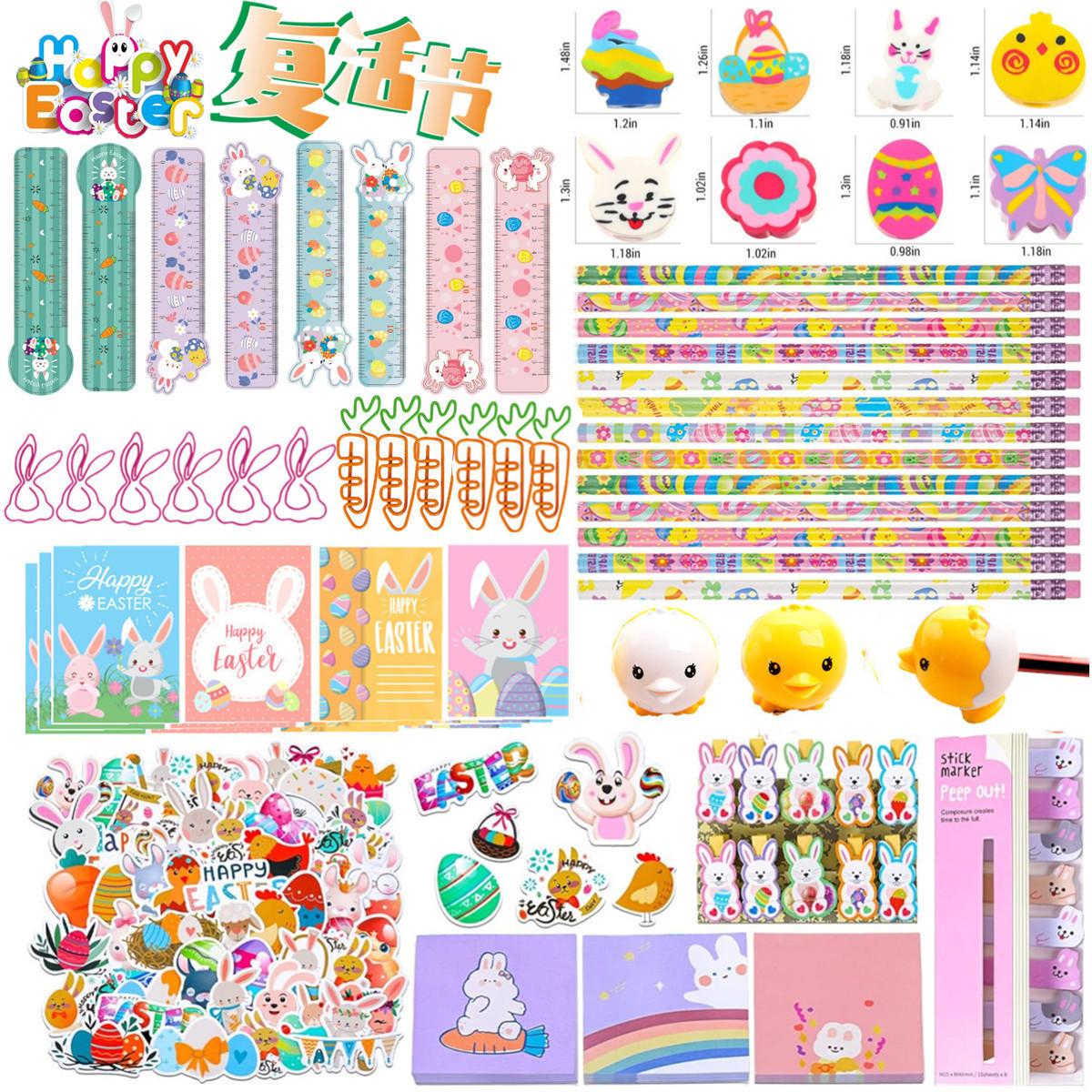 New Easter egg toys-printed plastic openable eggs with DIY rabbit gashapon inside. A fun and creative Easter gift for kids