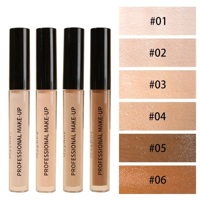 Liquid Concealer with a High Coverage Matte Finish - Long-Lasting, Waterproof & Brightening Oil-Control Face Makeup Foundation Lightweight