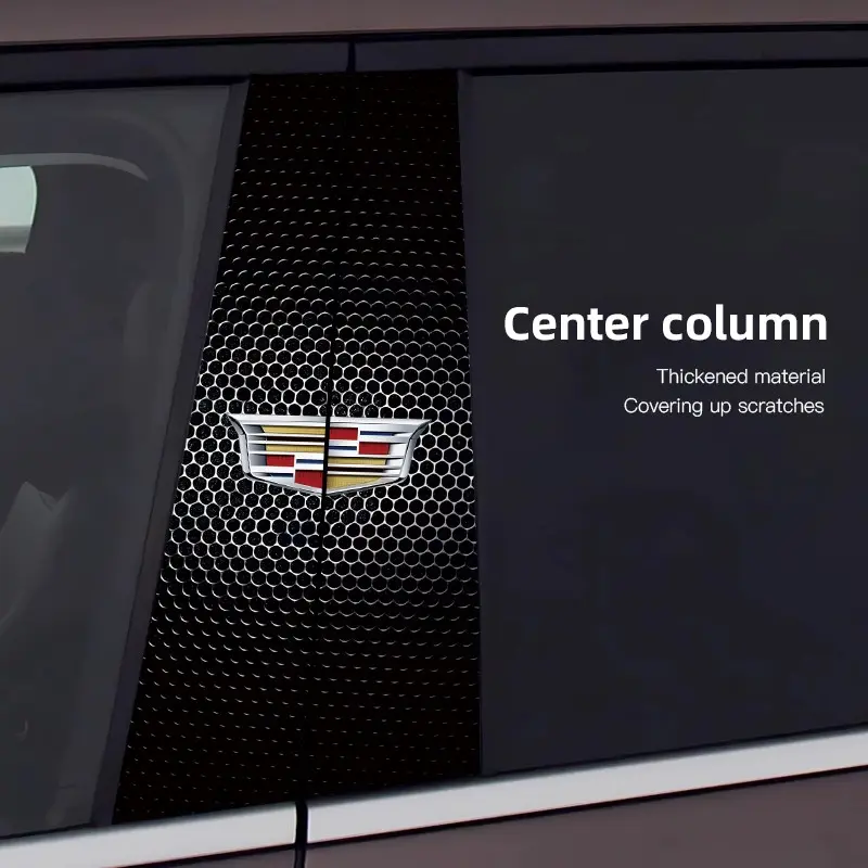 Car Stickers B-Pillar Center Column Decoration Cover Decals Decal For Cars Auto Accessorie Automotive Decoration For Chrysler 300c Pacifica Phev Voyager Sebring Aspen 200 Airflow PT Cruiser Town and Country Crossfire Concorde