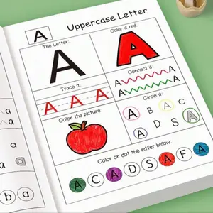 48-Page Preschool Letter Tracing Workbook, Colorful Abc Learning Book, Includes Capital & Small Letters, Educational Fun for Toddlers