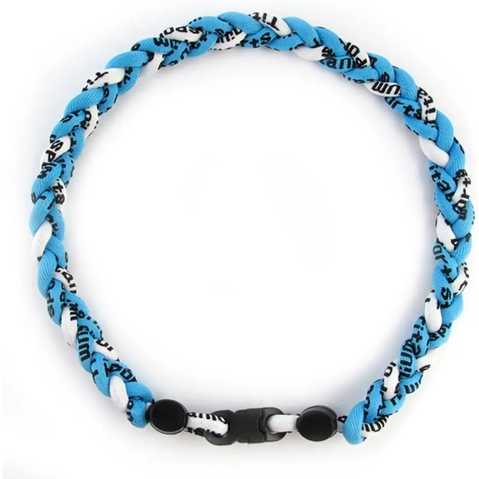 18" Fashion Three Braided Rope  Style Tornado Necklace-Two Colors