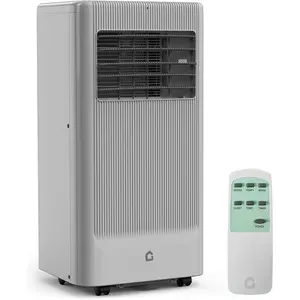 10000 BTU 3-in-1 Portable AC Unit – Fast Cooling, Dehumidifier & Fan, Digital Display, Sleep Mode, 24H Timer, Remote Control, Window Kit for 450 Sq.Ft Rooms