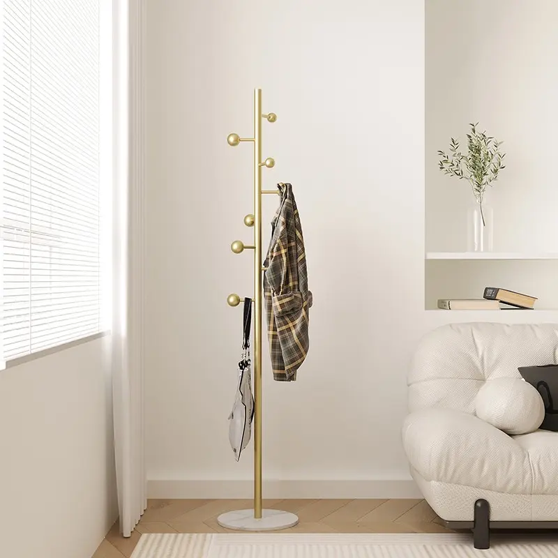 Home Closet Rack, Bedroom Floor-Standing Coat Hanger, Trendy French Style, Master Bedroom Luxury Indoor Clothes Organizer