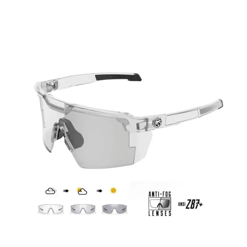 Future Tech sunglasses  are high-performance, ANSI Z87+ compliant which take whatever you throw its way. Sporting a futuristic design, its lateral protection and rubberized touch points provide all-day comfort, however fast you're going.UV400 Photochromi