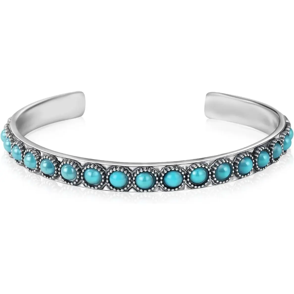 Turquoise Cuff Bracelet for Women,  Country Cuff Bangle  for Cowgirl