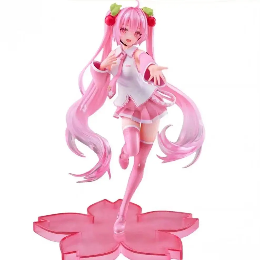 Hatsune Miku Sakura Miku Anime Model Toy Kawayi Pink Sakura Series Doll Collection Action Figure PVC Hatsune Miku Sakura Miku Anime Model Toy Kawayi Pink Sakura Series Doll Collection Action Figure PVC
