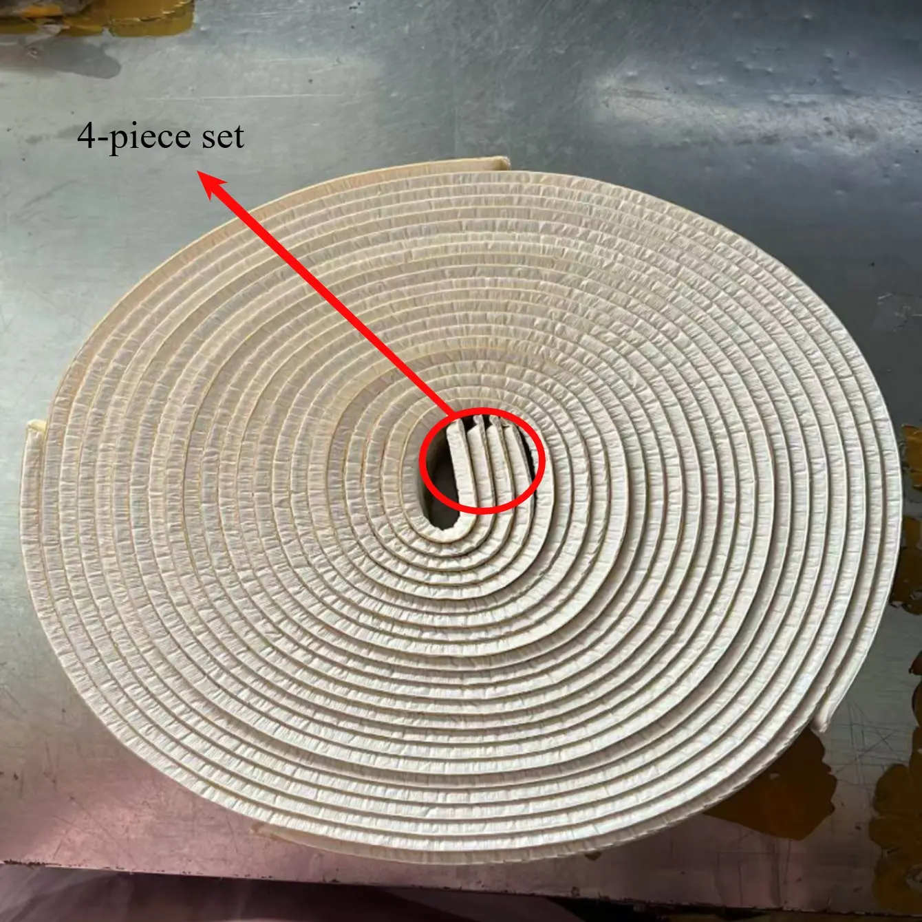 4 Rolls 90.55inch 3D Embossed Flexible Foam Wall Decor, Light Luxury Crown Design, Self-Adhesive Backing Panel Trim, Decorative Wallpaper Border, Wall Molding, Adhesive Wall Molding, Baseboard Molding, Wall Molding