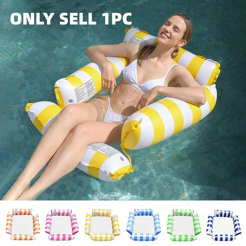Inflatable Pool Float 4-In-1 Swimming Pool Hammock with Bottom Mesh, Portable Floating Chair Bed for Travel, Hot Tub, Adult Inflatable Lounger, Hammock Pool Floats, Inflatable Pool Hammocks, Pool Floater, Pool Inflatables