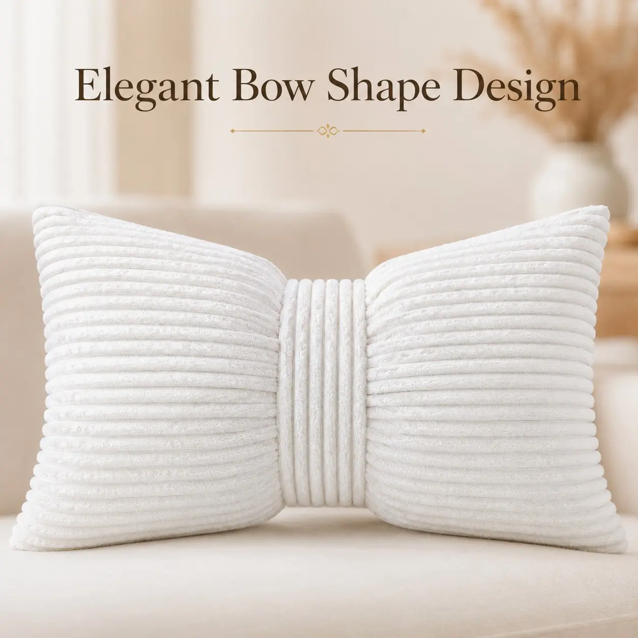Soft Plush Cuddle Pillow, 30cm X 50cm, Ideal for Home Decor, Decorative Cushion, Comfortable Lumbar Support, Perfect for Living Room & Bedroom