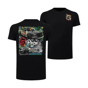 Richie Rich Truck T-Shirt-Ondgas Tee,Car Lover Tee,Full Colour,Unisex Fashionable Crew Neck Pure Cotton T-Shirt