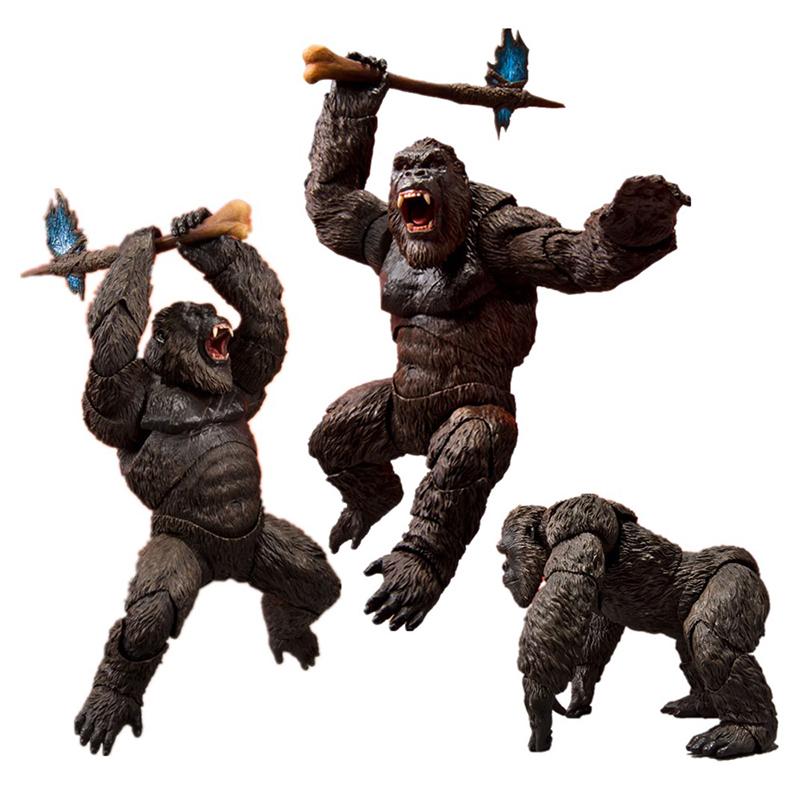 2021 King Kong Vs Godzilla Action Figure Movie Model Movable Joints Chimpanzees Gojira Figma Toys For Children Kids Gifts 2021 King Kong Vs Godzilla Action Figure Movie Model Movable Joints Chimpanzees Gojira Figma Toys For Children Kids Gifts