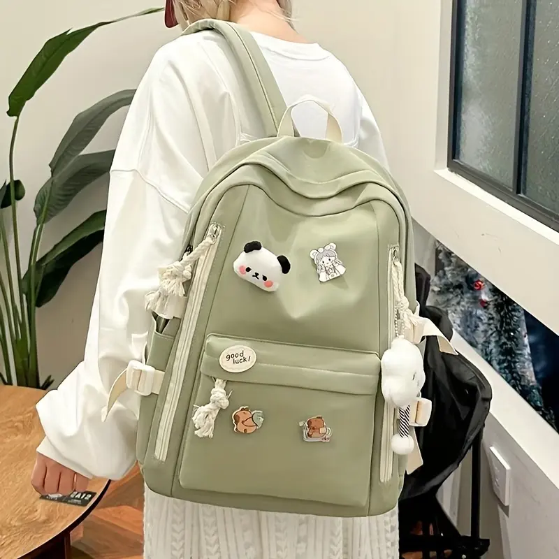 [Japanese School Backpack] Japanese-style School-themed Fresh Student Backpack - Large Capacity Fashionable Lightweight Commuting Daypack - Versatile Travel Backpack