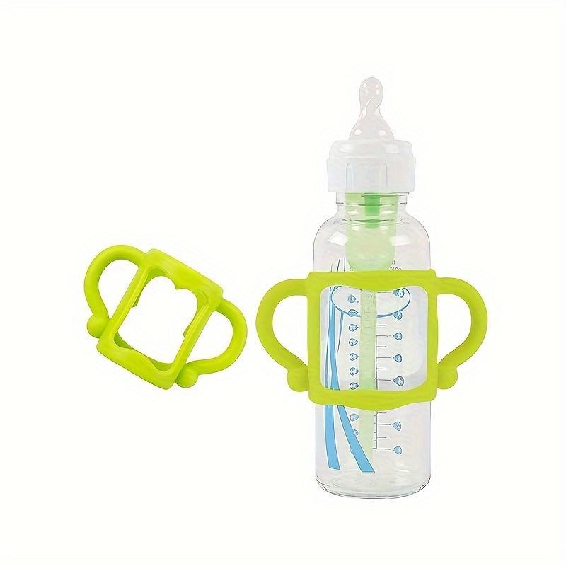 1pcs/2pcs Baby Bottle Handles and Silicone Sleeves, Multi-Functional Design for Easy Grip, Ideal for Confident Infant Newborn Baby Feeding