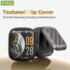 HTC NE72 Wireless Earbuds, Bluetooth-compatible 6.0, Ai Translation, LCD Touchscreen, HiFi Sound, Low Latency, Ipx5 Waterproof, Sports Earbuds