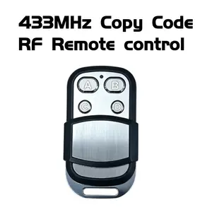 RF 433mhz 4-Button Garage Door Remote Control Alarm, Clone Rolling Code Remote Copy, Hfy-Kg31 Model, Lithium Button Cell Battery Included
