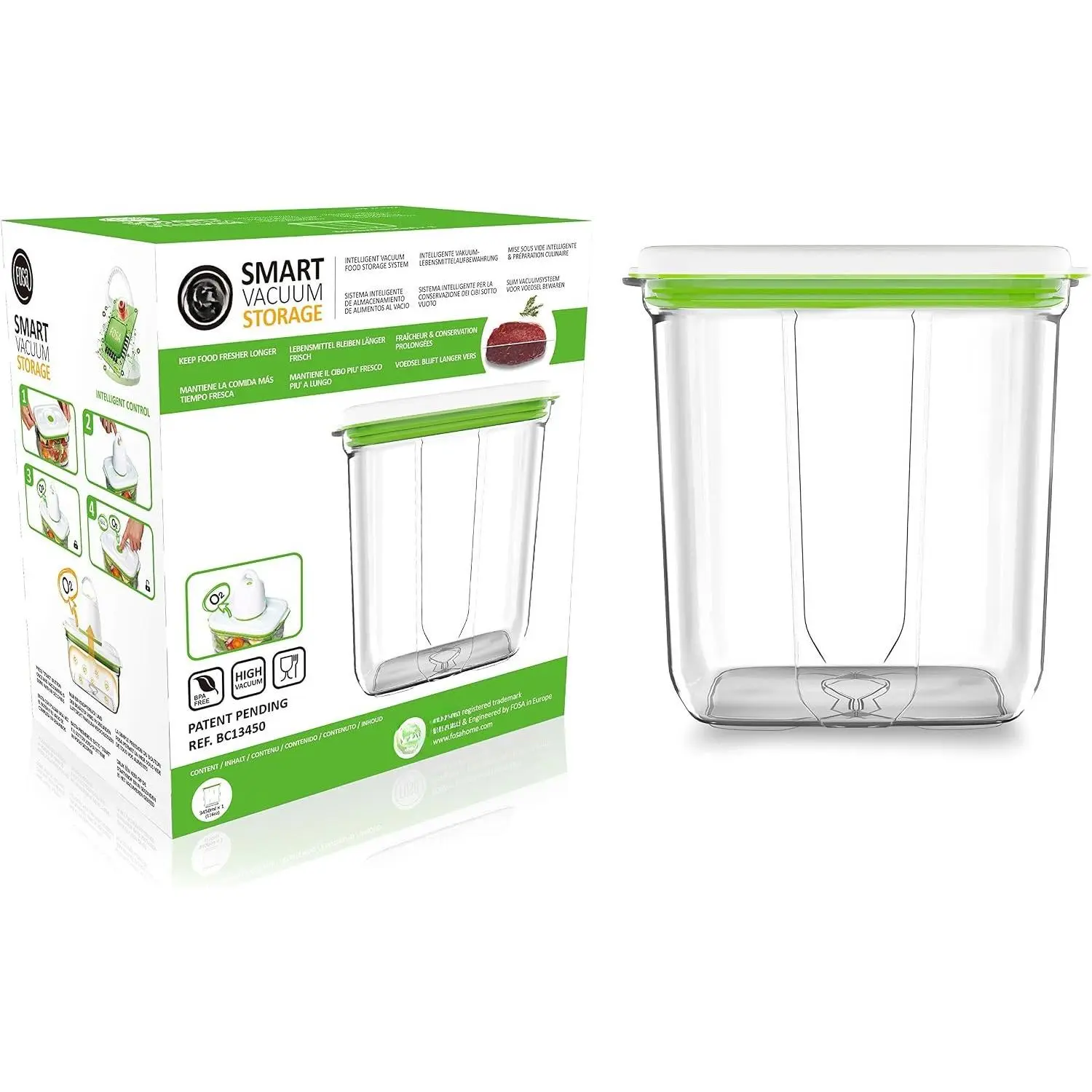 Vacuum Seal Container - 116.6 oz  Storage Container (Vacuum Pump Not Included)