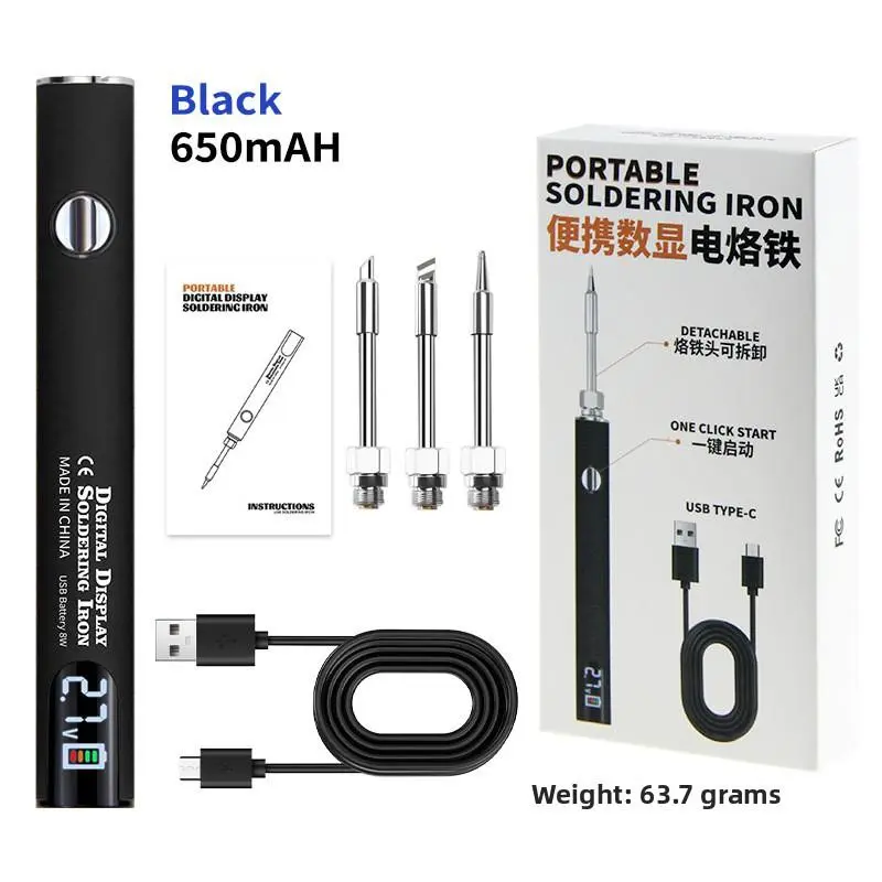 USB Electric Soldering Iron 8W Portable Electric Soldering Iron Power Bank can be used as a soldering iron rechargeable electric soldering iron repair tool