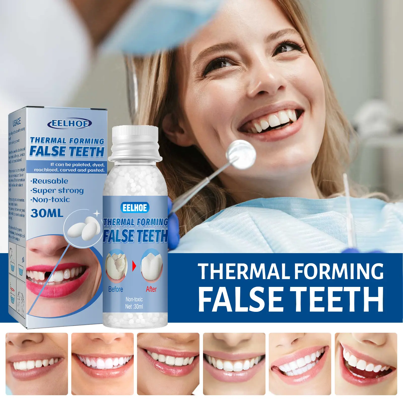 Oral Care Spray - A gentle mint and chamomile formula, quickly relieves toothache, dry gums, tooth decay, swollen gums, freshens breath.A must-have daily household item, party gift box bonus.Compact and portable, suitable for adults to carry around.