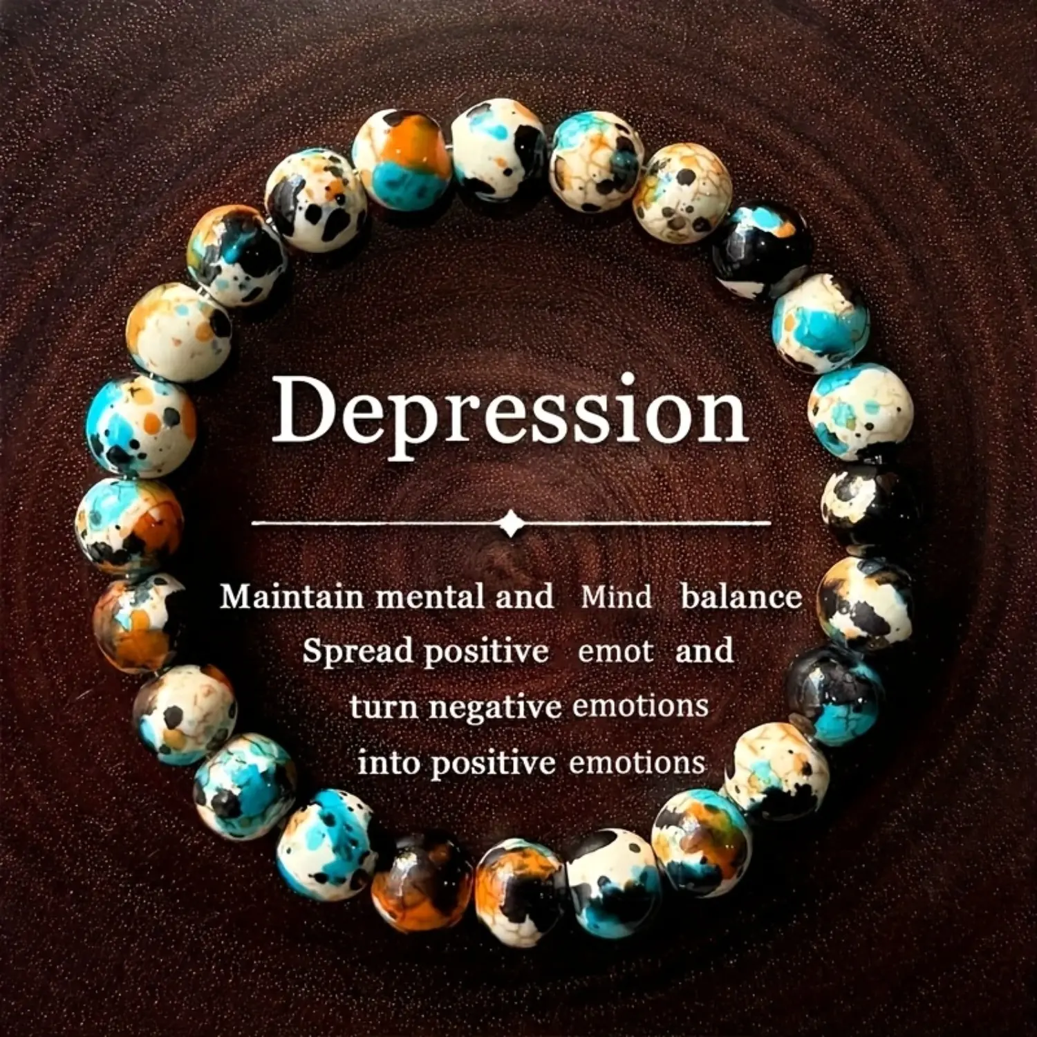 Exquisite Negative Emotion Purification Bracelet, 3Mm Crystal, Clear Quartz, Smoky Quartz, Hematite, Protective Gift