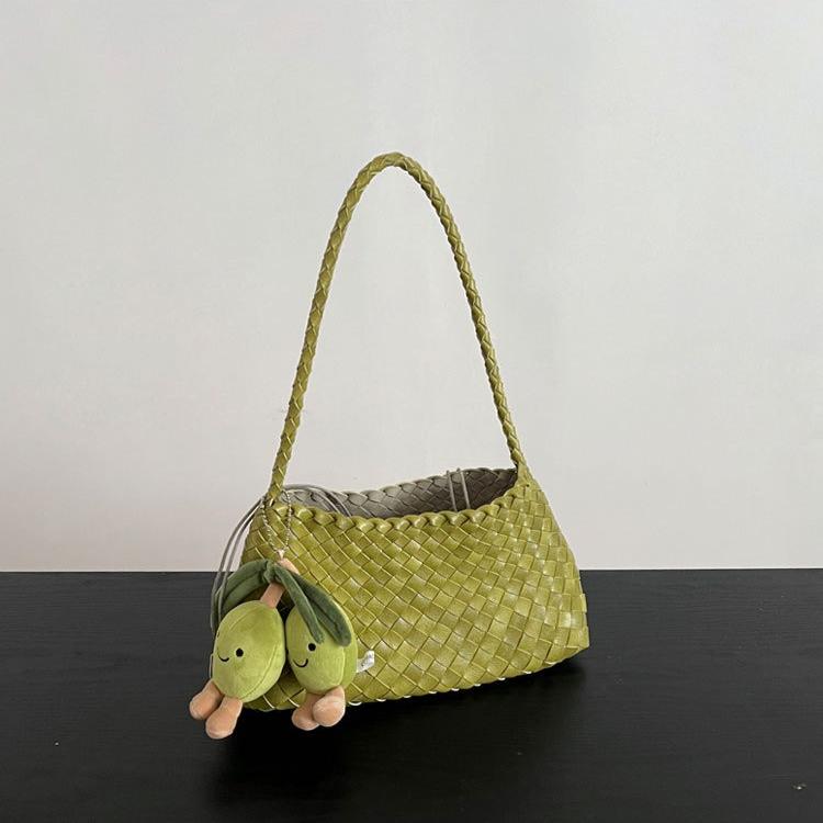MLS6253 Hand-woven Underarm Bags for Women 2025 New Retro Portable Shoulder Bags Big and Small Bags