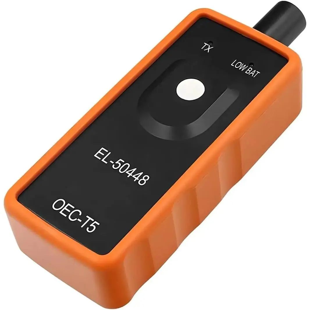FUDUOO Portable Handheld Plastic/Metal Automotive TPMS Reset Tool, EL-50448 Tire Pressure Monitoring System Relearn Tool, 315/433 MHz Compatible with GM/Opel Cars - Battery NOT Included, 315/433Mhz