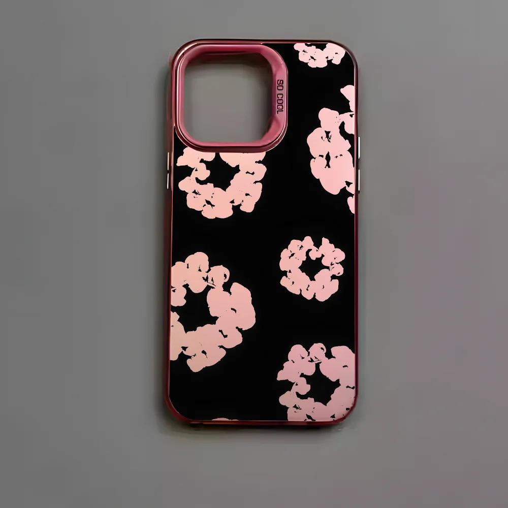 SE Luxury D-Denim T-Tears Phone Case For iPhone 17 16 15 14 13 12 11 mini Pro Max X 8 7 Plus Anti Fall Matte Back Cover