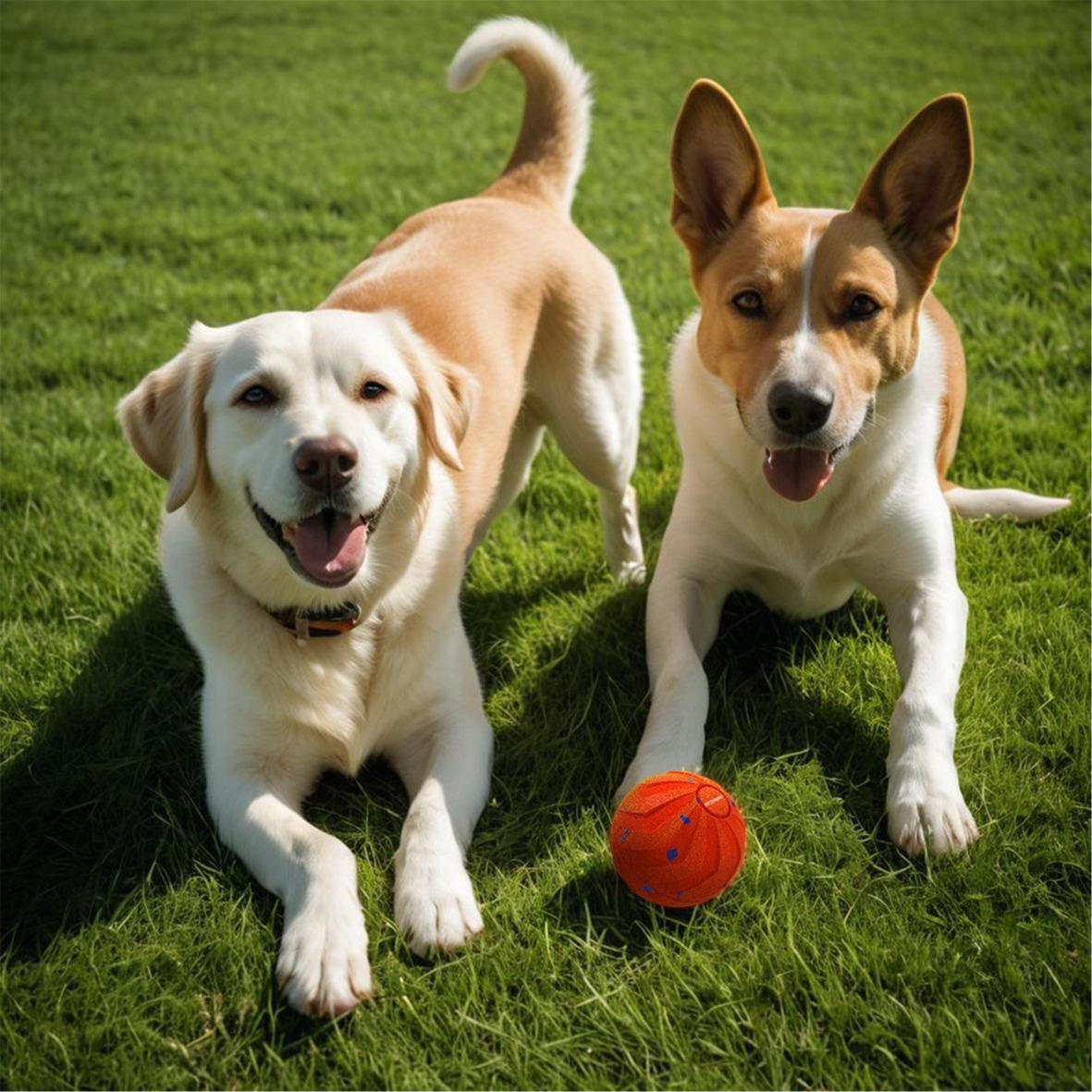 Durable Interactive Dog Toy, Automatic Moving, Bouncing, and Rotating, E-TPU Material, IPX7 Waterproof Rating, Active Rolling Ball for Medium and Large Dogs