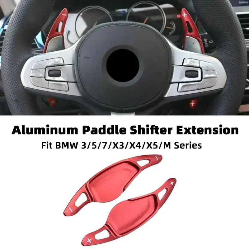 Aluminum Steering Wheel Paddle Shifter Extension Shift Paddles Fit BMW 3 4 5 6GT 7 8 Series X3 X4 X5 M5 M8 X3M X4M X5M X6M Z4 2016-2022