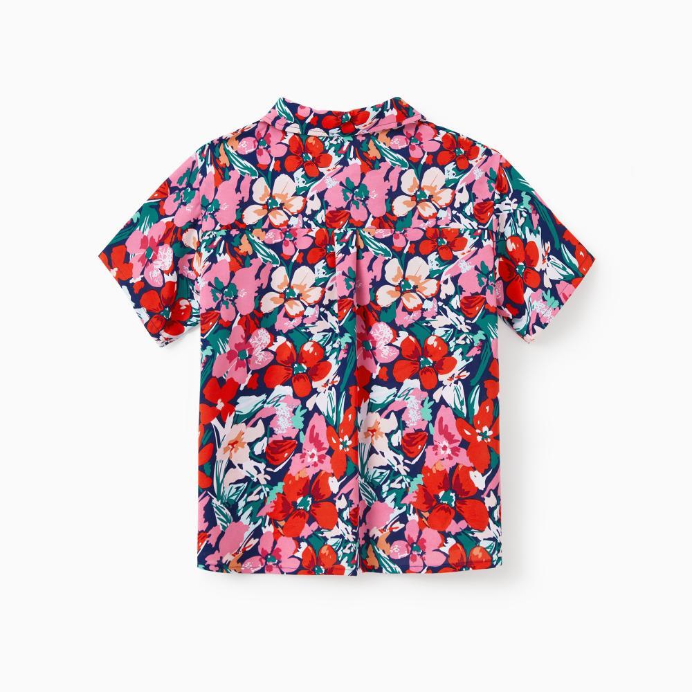 PatPat Family Matching Floral Print Short-sleeve Shirt or Off Shoulder Smocking Dresses Set Spingtok PatPat Family Matching Floral Print Short-sleeve Shirt or Off Shoulder Smocking Dresses Set Spingtok
