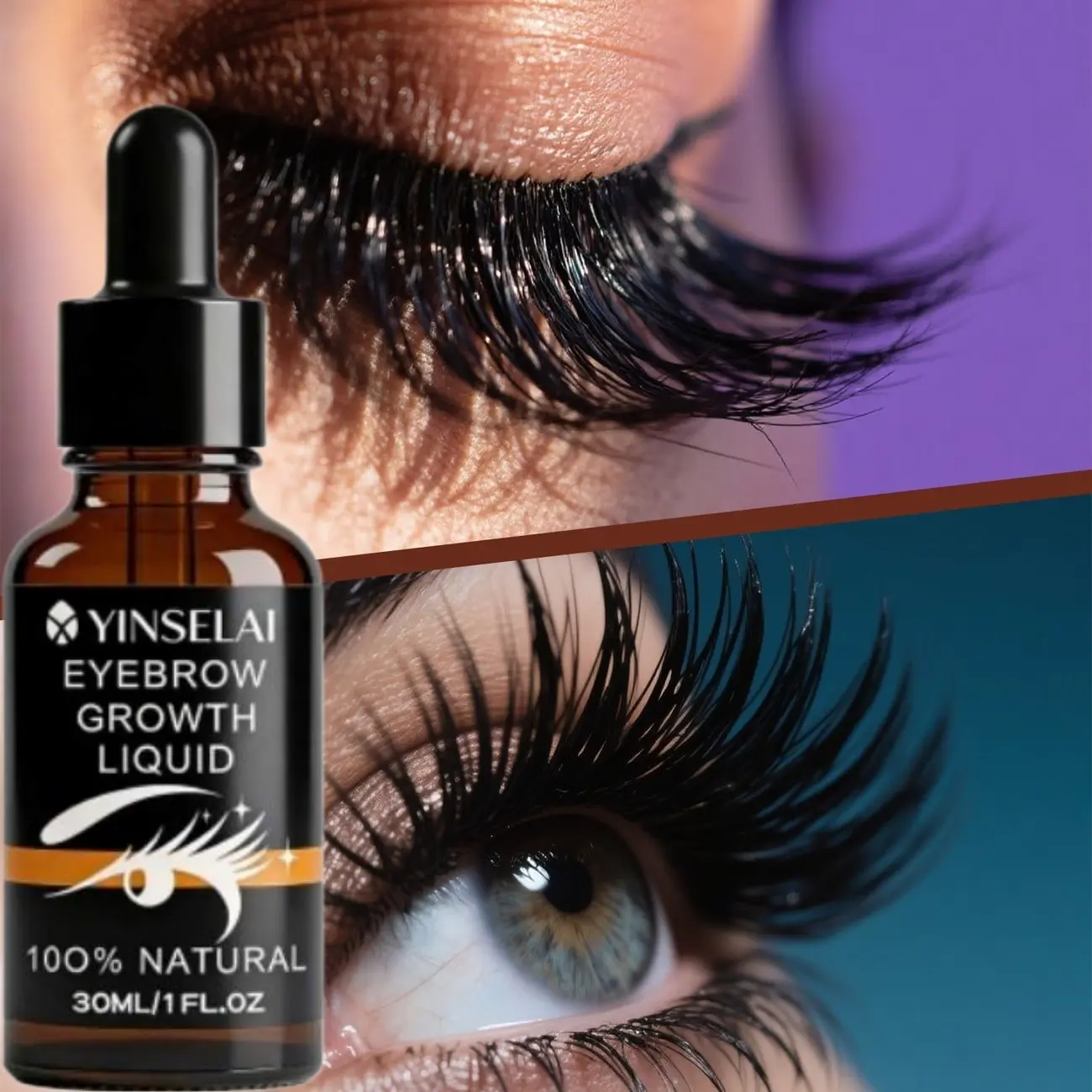 Natural Plant-Based Brow Repair Essence, 1 Oz Moisturizing Nourishing Serum, Improves Dry Sparse Brows, Gentle Daily Brow Care